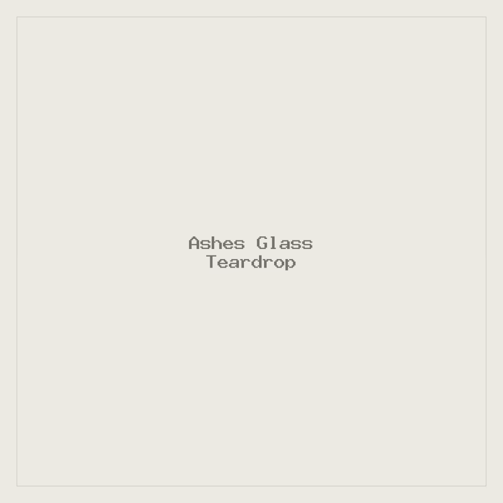 Ashes Glass Teardrop
